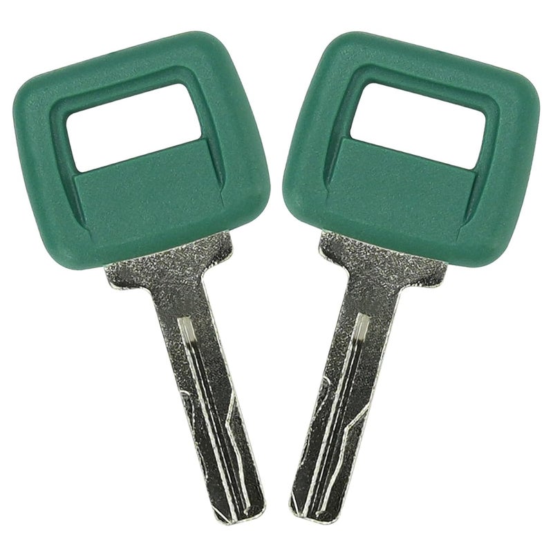 gradora 4PCS 11039228 Ignition Keys Compatible with Vol-vo Loaders and Articulating Haul Trucks A20C A25C A30C A35C A40 DA25D DA30D A35D A40D Green - Image 4
